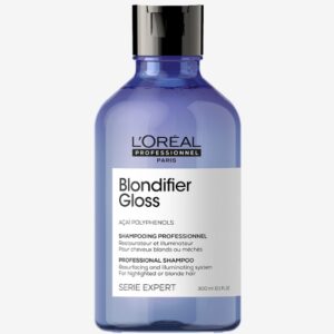 Shampoo Blondifier Gloss Loreal Pro para cabello rubio