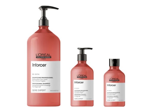 SHAMPOO INFORCER 1500 ML SERIE EXPERT L'OREAL PROFESSIONNEL para cabello quebradizo o débil - Image 2
