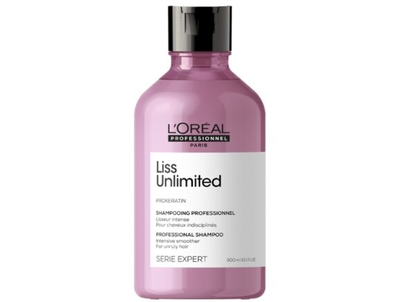 Shampoo Liss Unlimited Loreal Pro para cabello con frizz