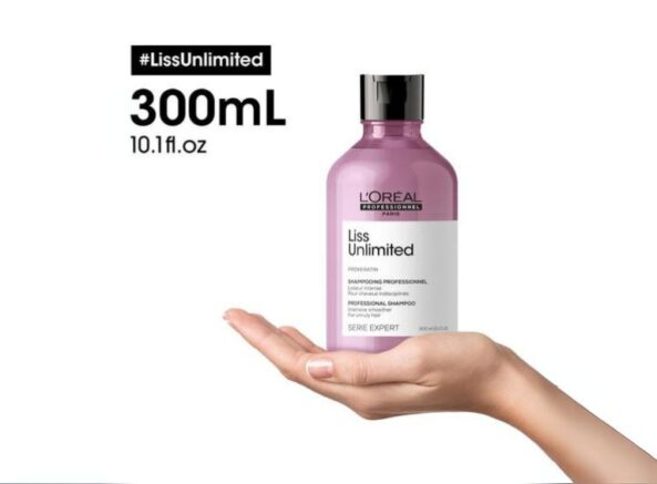 Shampoo Liss Unlimited Loreal Pro para cabello con frizz - Image 3