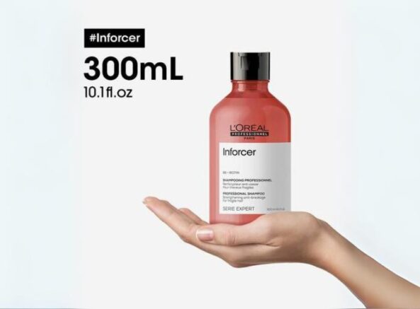 Shampoo Inforcer Loreal Pro para cabello quebradizo o débil - Image 4