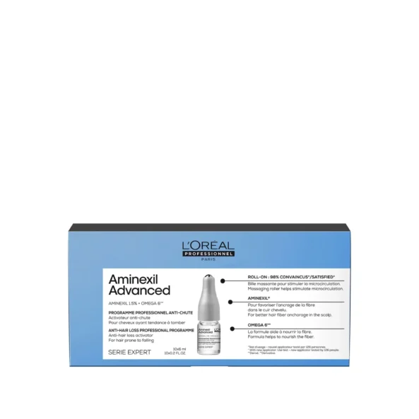 Ampollas Unidosis Aminexil Advanced para caída del cabello Loreal Pro