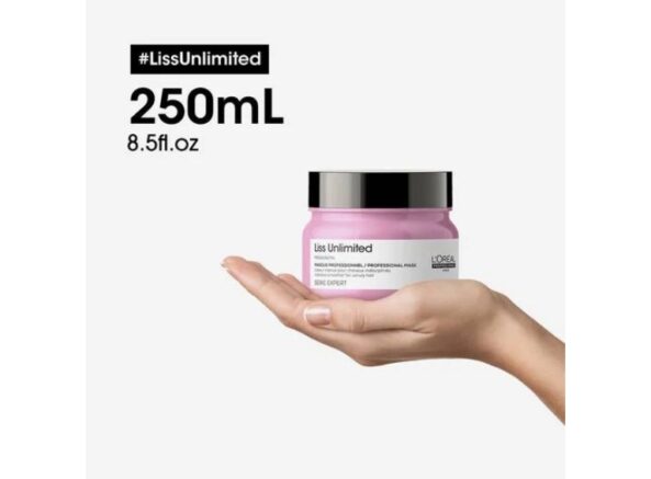 Mascarilla Liss Unlimited Loreal Pro para cabello con frizz