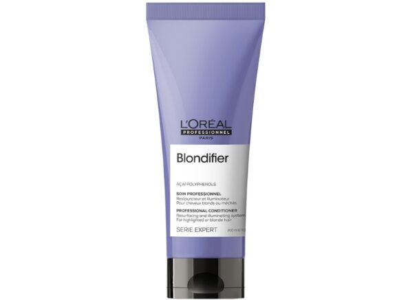 Acondicionador Blondifier Loreal Pro para cabello rubio