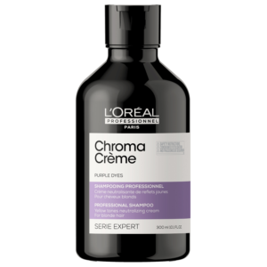 Shampoo Chroma Crème Morado Loreal Pro. Neutralizante para corrección de color