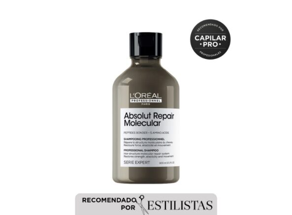 Shampoo Absolut Repair Molecular Loreal Pro - Image 3