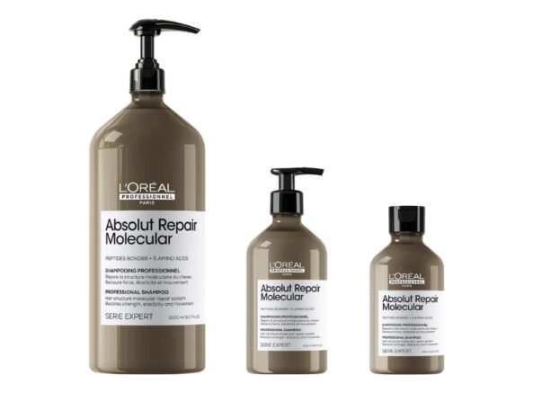 SHAMPOO ABSOLUT REPAIR MOLECULAR 1500 ML SERIE EXPERT L'OREAL PROFESSIONNEL - Image 2