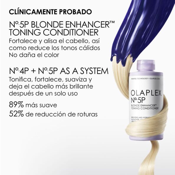 Olaplex N°.5P Blonde Enhancer Toning Conditioner 250ml - Image 4