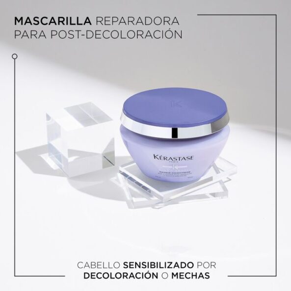 Mascarilla Cicaextreme 200ml Blond Absolu Kérastase. Para cabello rubio dañado y/o con proceso de decoloración