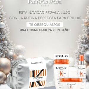 Pack Kérastase Nutritive (Cosmetiquera +Shampoo, Mascarilla y Termoprotector)