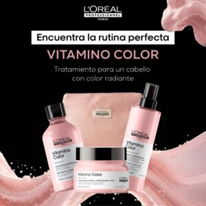 Pack Loreal Pro Vitamino Color (Cosmetiquera +Shampoo, Mascarilla, Termoprotector)