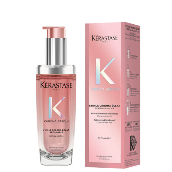 Huile Chroma Éclat KERASTASE CHROMA ABSOLU  Recargable 75ml - Image 2