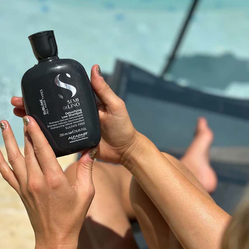 Shampoo Detoxifying Semi di Lino ALFAPARF 250ml (detox) - Image 2